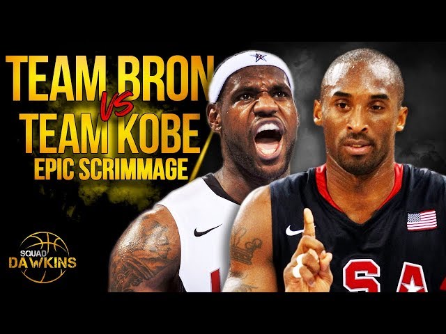 Team LeBron vs Team Kobe EPiC USA Redeem Team Scrimmage Full Highlights | SQUADawkins