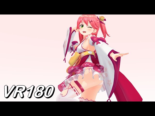 【VR180】Close VR Bibidiba - Mikochi 2 【Hololive MMD 8K】