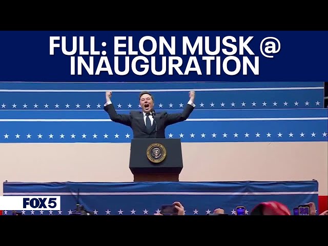 FULL SPEECH: Elon Musk talks at Trump inauguration celebration