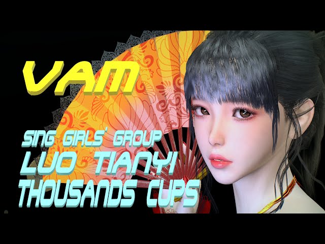 VaM SING Girls - Luo Tianyi (Thousands Cups), (SING女团 - 千盏), Dance, MMD, ダンス 4K60FPS