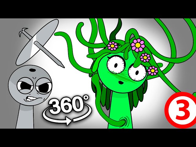 360° VR Incredibox Sprunki - CREEPY VANERIA SPRUNKIES! | Cartoon Animation