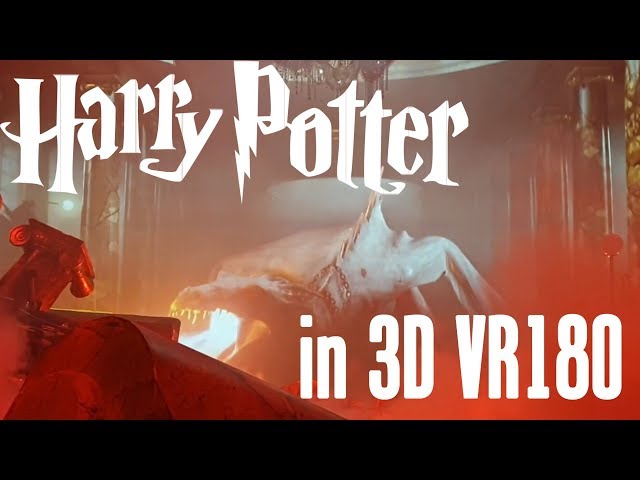 Harry Potter Studios in 3D: Gringott's Dragon (VR180)