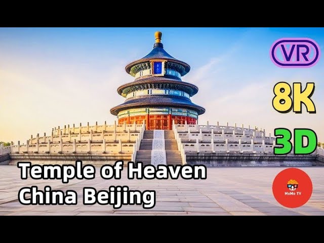 【180° VR】Beijing Temple Of Heaven In 180 VR - Chinese architecture VR experience - 180 8K VR 3D