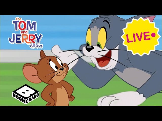 🔴 LIVE: TOM & JERRY Awesome Moments | SUPER Compilation | The Tom & Jerry Show | Boomerang TV