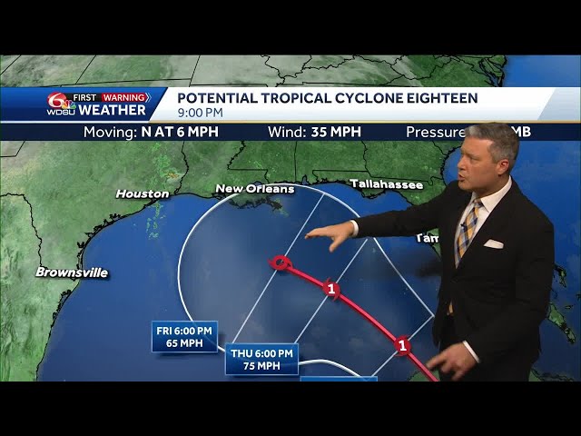 A tropical forecast and monitoring our local weather too