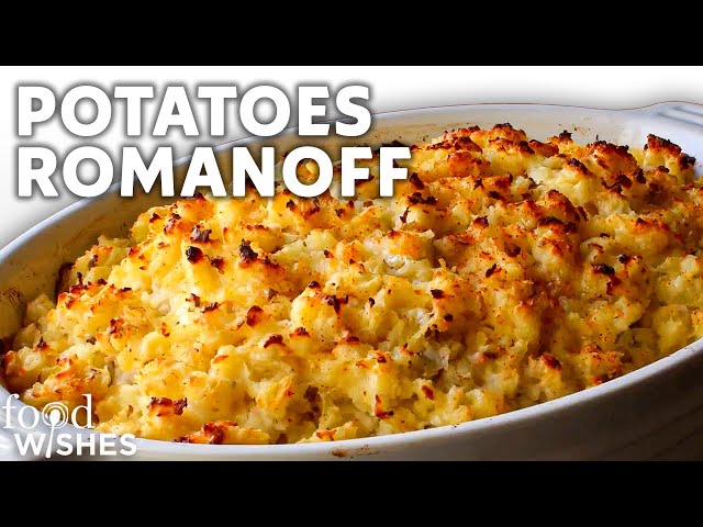 Potatoes Romanoff - Steakhouse Potato Gratin - Food Wishes