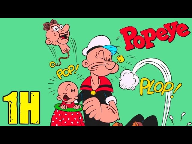 POPEYE THE SAILOR MAN - Full Cartoon Movie 1 HOUR