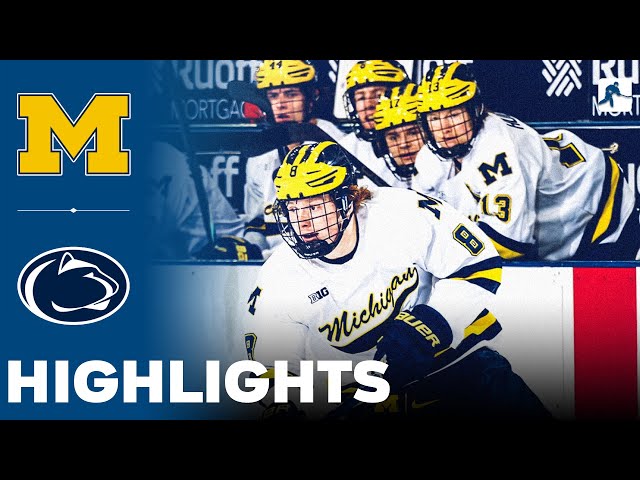 Michigan vs Penn State | NCAA College Hockey | Highlights - February 01, 2025