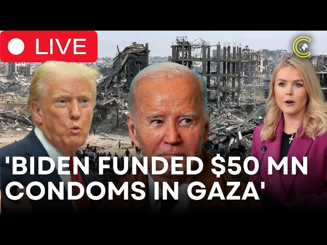 LIVE | Trump’s Press Secretary Tears Into Biden for Funding $50 Million Worth of Condoms in Gaza