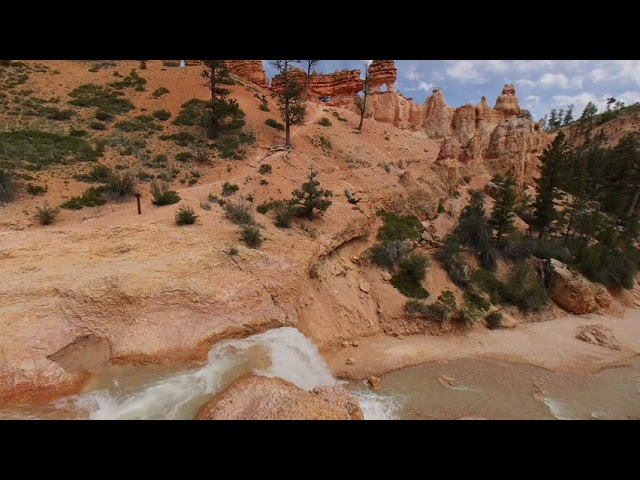 4k 3D 180° VR test Waterfall Zion/Bryce National Park Oculus Quest