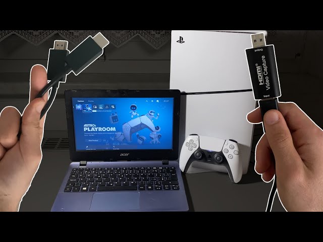 How to connect PS5 to LAPTOP with HDMI cable