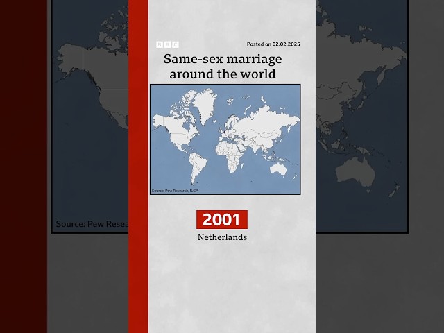 What does marriage equality look like around the world? #LGBTQ #BBCNews