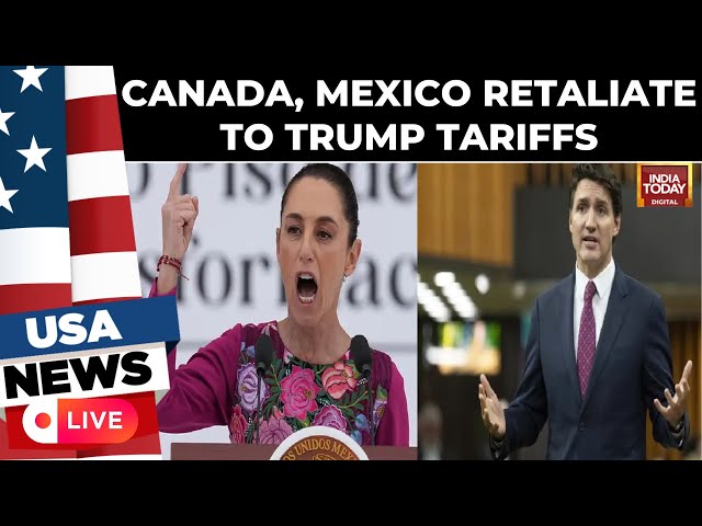 Trump Tariffs LIVE: Canada Retaliates with 25% Tariffs, Justin Trudeau Warns of 'Real Consequences'