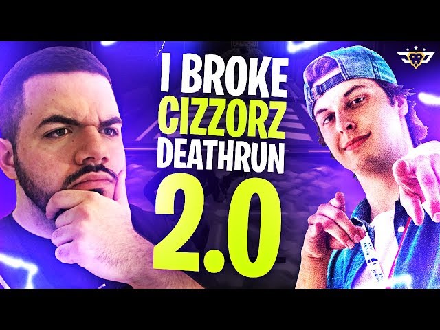 I BROKE CIZZORZ DEATHRUN 2.0! CIZZORZ LIVE REACTS! (Fortnite: Battle Royale)