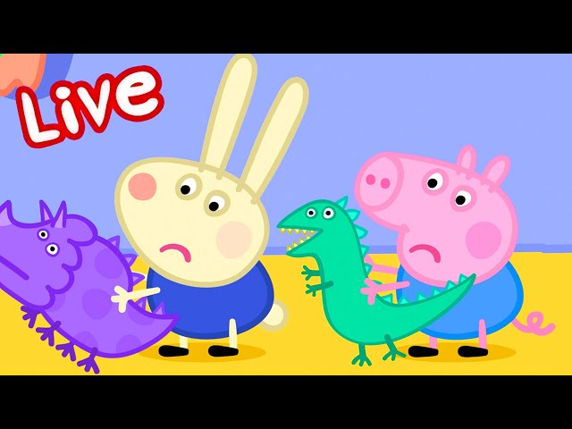 🔴 Peppa Pig SEASON 2 LIVE! 🎬  FULL EPISODES 🍿 Adventures with Peppa 🌟 Kids Cartoons 🔴