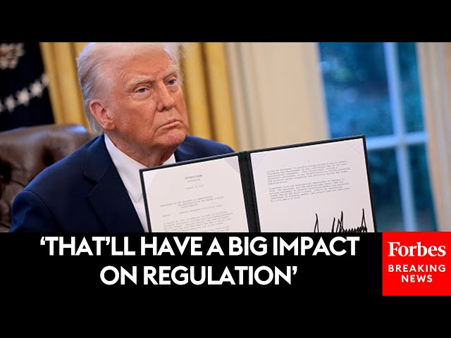 ‘That’s Never Been Done Before’: Trump Signs Executive Order That Slashes Unnecessary Regulations