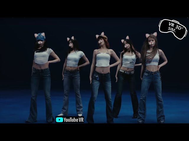 [VR] LE SSERAFIM (르세라핌) 'CRAZY' MV (Simulated VR 3D)