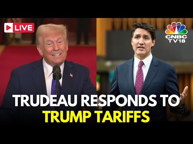 Trudeau LIVE: ‘Canada Is PREPARED’, Justin Trudeau Responds To Donald Trump’s 25% Tariff | USA |N18G