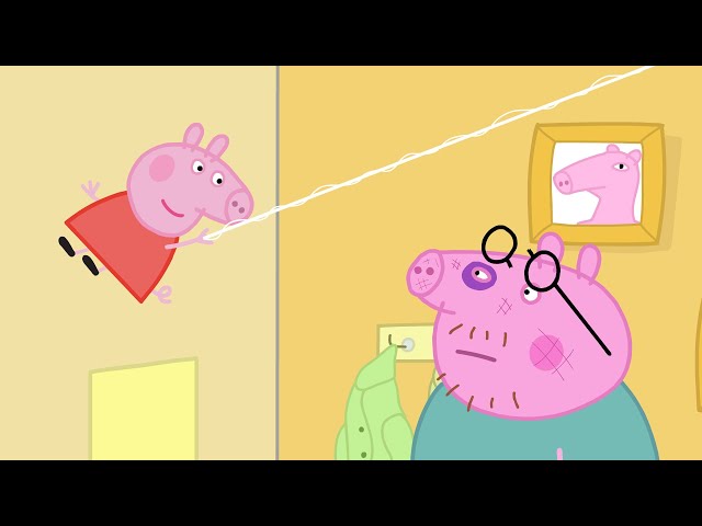 Peppa Became Spider Pig. Superheroes. Cartoon parody.