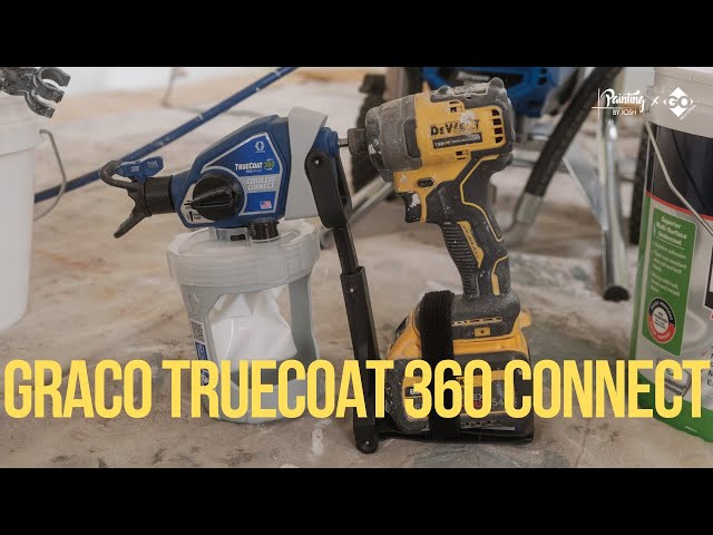 POWER DRILL TURNED PAINT SPRAYER!? GRACO TRUECOAT 360 CONNECT FIRST IMPRESSIONS