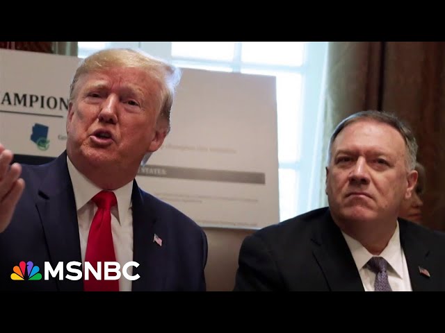 Trump strips security detail from former Secretary of State Mike Pompeo