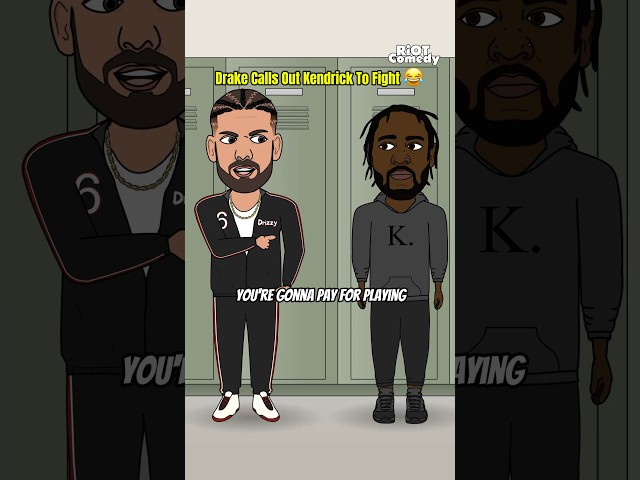 Drake Calls Out Kendrick Lamar To Fight 😂 #drake #kendricklamar