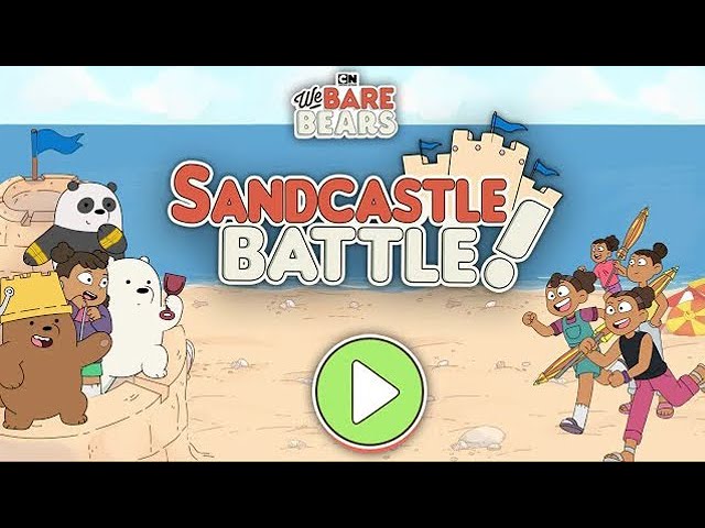 We Bare Bears: Sandcastle Battle - Full Gameplay [Cartoon Network Games]