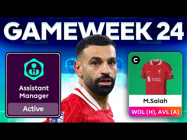 MY FPL GW24 TEAM ✍️ ASSISTANT MANAGER ACTIVE! 🚨 DOUBLE GAMEWEEK 25 ANNOUNCED 🚨