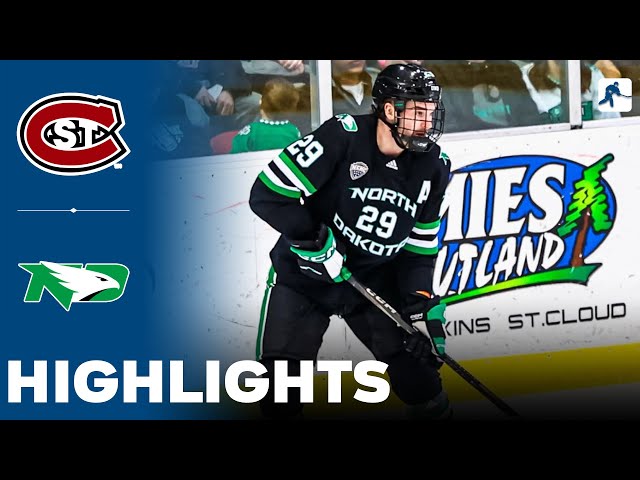 St Cloud State vs North Dakota | NCAA College Hockey | Highlights - February 01, 2025