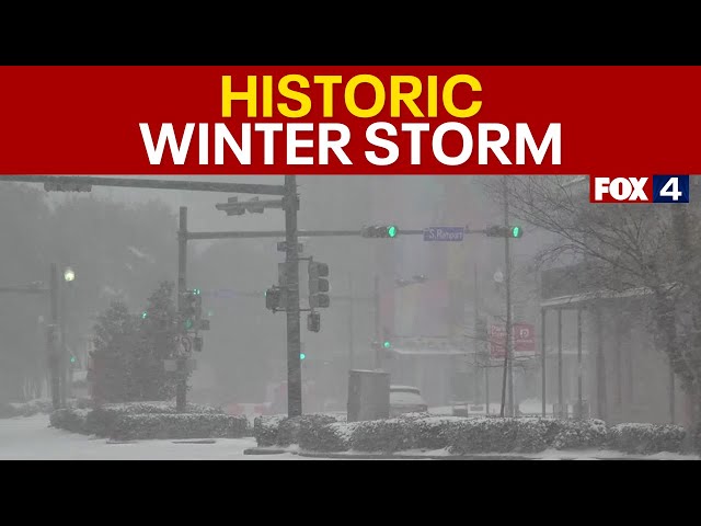 Historic winter storms pummels Texas, Louisiana; prompting first-ever blizzard warnings