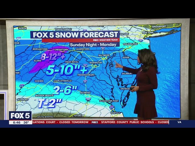 DMV braces for overnight snow storm; up to 10" possible