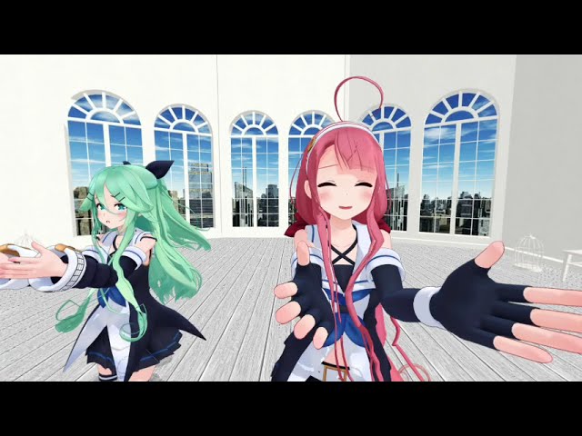 【VR180】ライカ by 山風＆江風【艦これ MMD】3D VR 8K