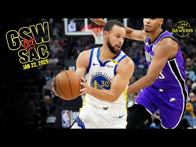 Golden State Warriors Full Team Highlights vs Kings | Jan 22, 2025  | FreeDawkins