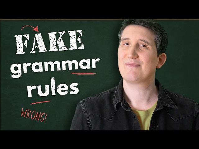 Grammar rules you can stop sticking to