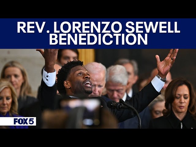 Rev. Lorenzo Sewell, others provide benediction prayer