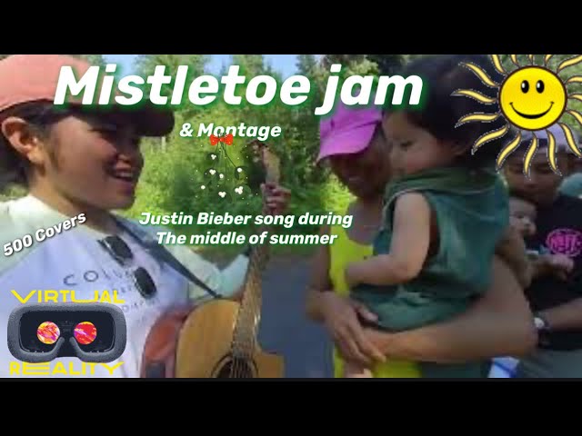 VR180 Mistletoe 🎶 SHORT Cover/Montage 🌞(Summer Time)🎄