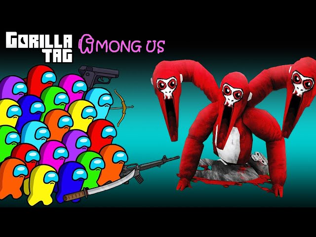 어몽어스 Among Us vs Gorilla Tag | Among Us Animation