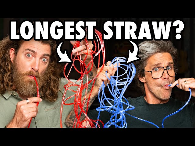 We Drink From The World's Longest Straw