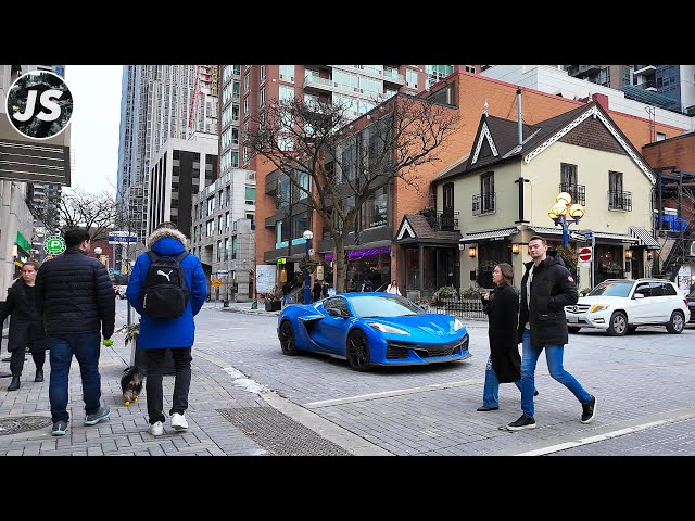 Dupont Station to Yorkville Avenue | Sunday Toronto Walk (Jan 2025)