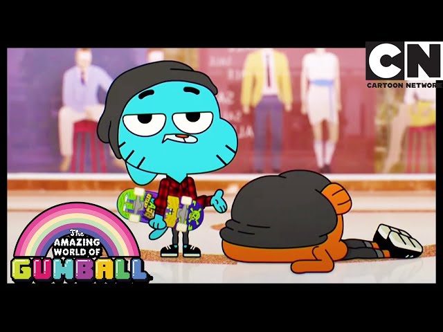 Darwin is NOT a naturally gifted skateboarder | The Ollie | Gumball | Cartoon Network