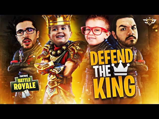 THE FIRST EVER DEFEND KING CONNOR CHALLENGE!!! (Fortnite: Battle Royale)