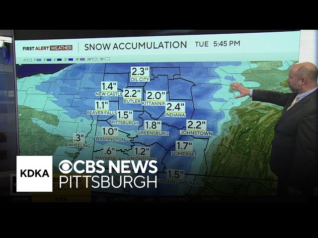 KDKA-TV Evening Forecast (1/27)