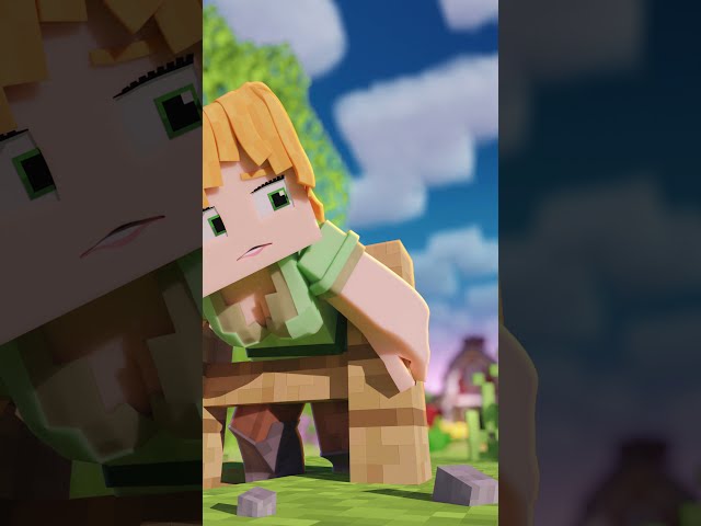 Steve, I'm stuck - Minecraft Animation #Shorts