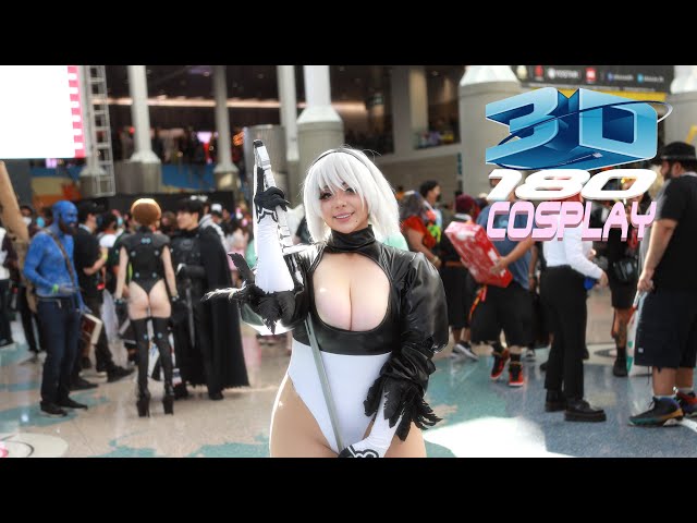 3DVR180 NieRAutomata 2B, Cosplay at Anime Expo, AX2022, ニーア オートマタ 2B コスプレ VR 180