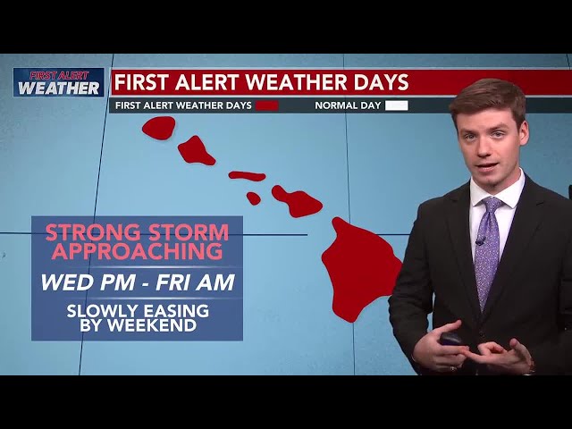 FIRST ALERT WEATHER: Alerts issued for flash flooding, high winds from approaching storm system