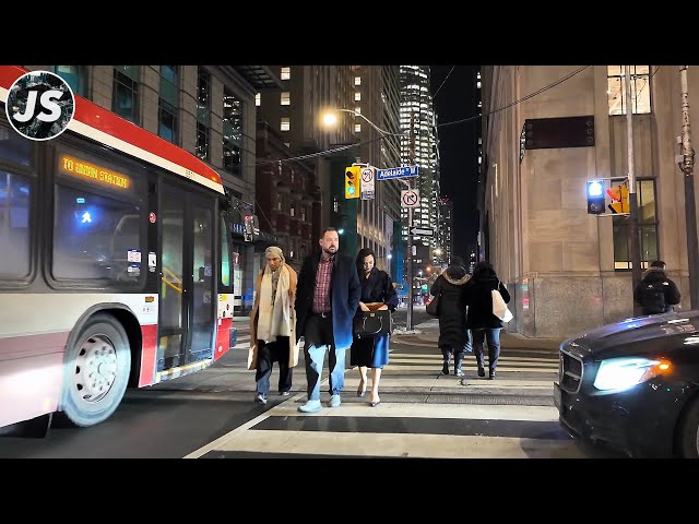 Bay & Bloor to Union Station | Downtown Toronto Walk (Jan 2025)