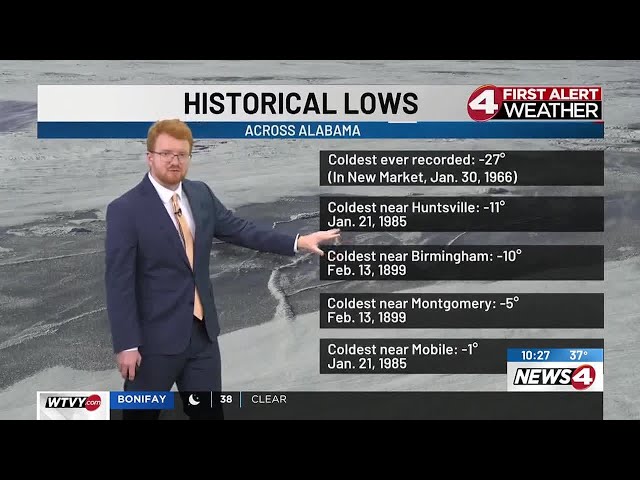 News4 First Alert Weather Extra: Historic lows