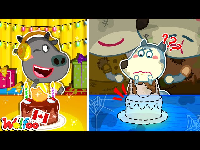 Bufo's RICH Birthday vs Wolfoo's POOR Birthday Battle 🎂🐺 Good Behavior 🇨🇦 Wolfoo Kids Cartoon