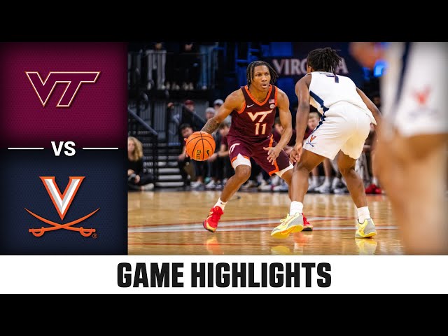 Virginia vs. Virginia Tech Game Highlights | 2024-25 ACC Men's Basketball