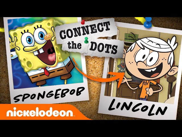 How to get from SPONGEBOB to LINCOLN! 📌 | Connect the Dots